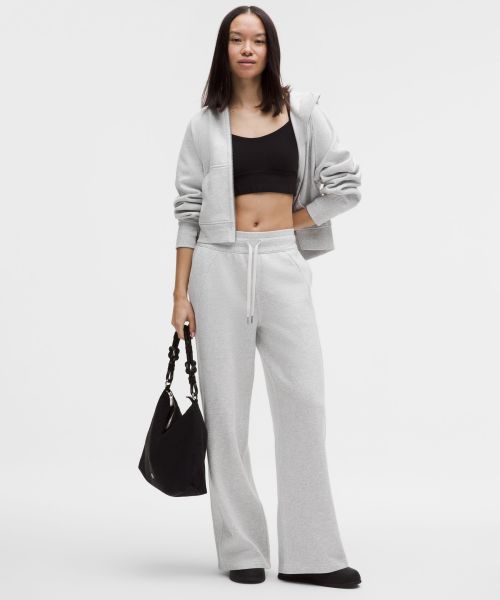 Scuba 女士中腰阔腿运动裤