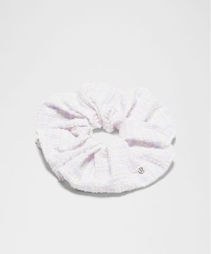 奶油黄薰衣草霜紫泡泡格纹