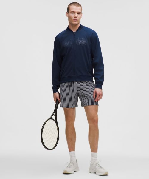 Mesh-Panelled 男士网球网面拼接短裤 7