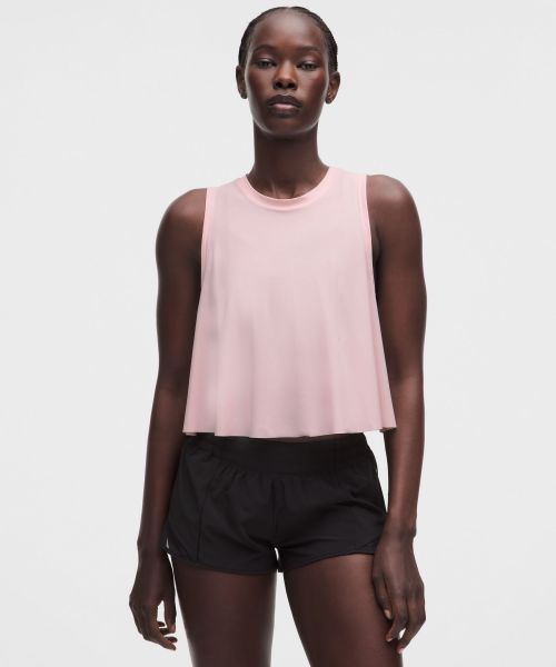 Cropped 女士短款 A 字运动背心