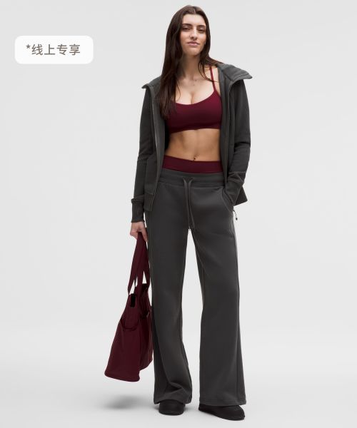 Scuba 女士中腰阔腿运动裤 *常规款