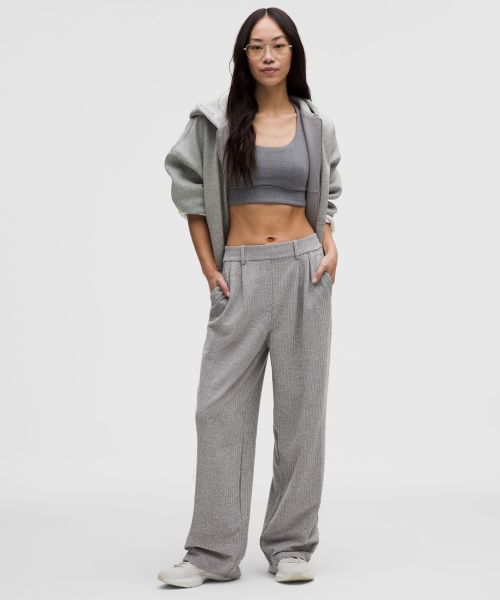 Daydrift 女士高腰长裤 *人字纹