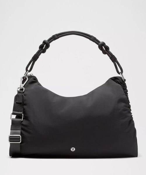 Convertible 女士大款多功能褶饰斜挎包