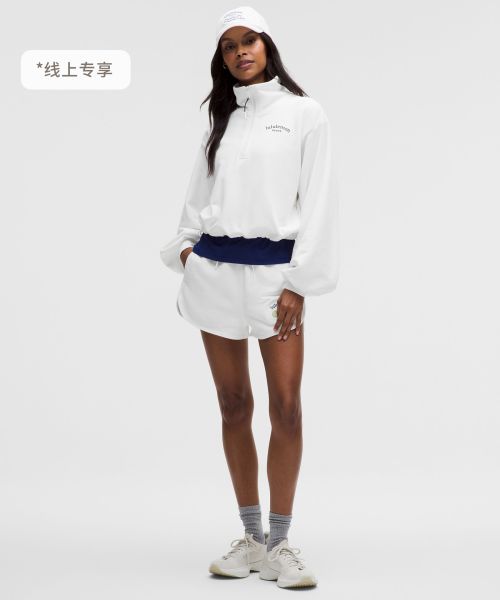 Cotton Terry 女士棉混纺毛圈布高腰短裤 2