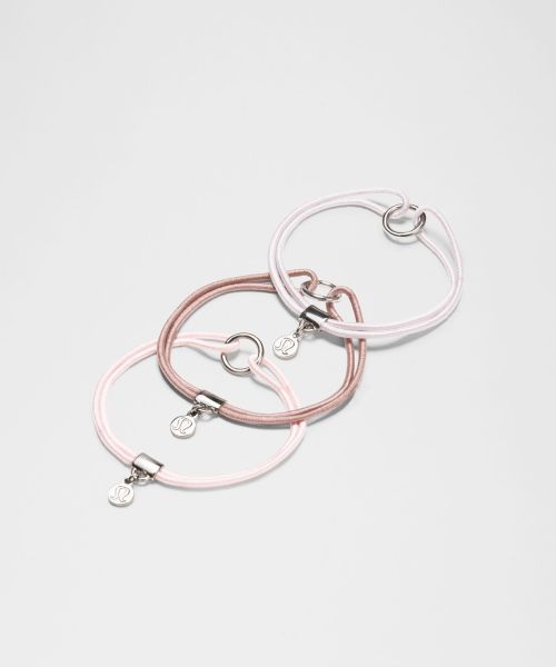 Logo Charm 女士带徽标发绳 *3 只装