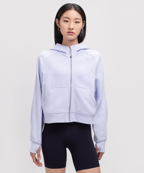 Scuba 女士超宽松款拉链连帽衫