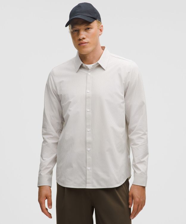 New Venture 男士修身剪裁长袖衬衫