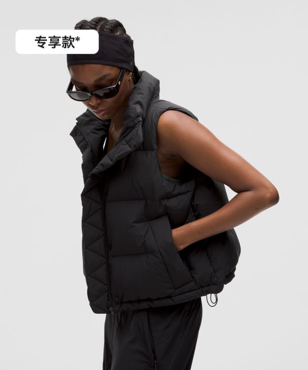 Wunder Puff 女士短款羽绒马甲 防风拒水