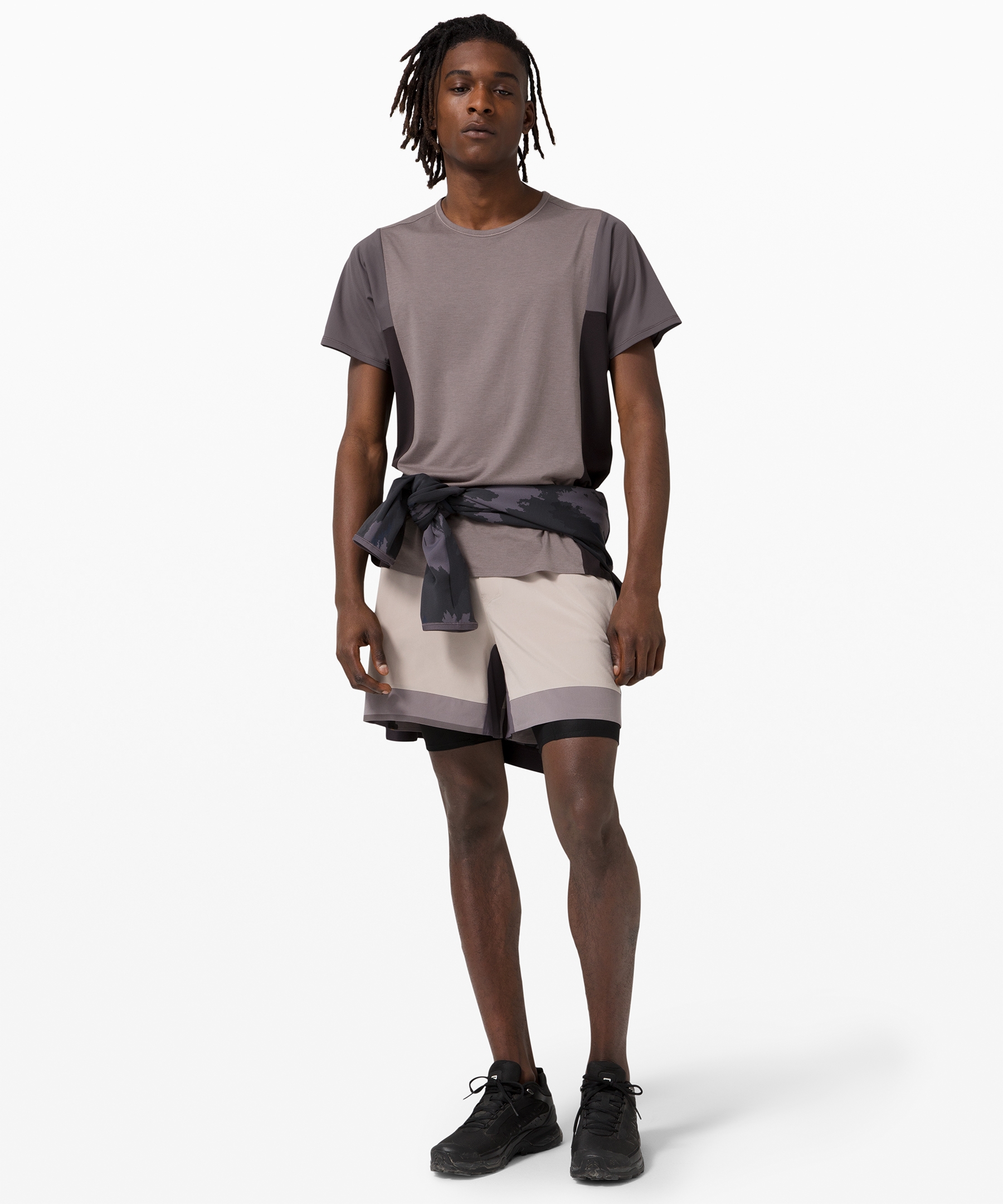 lululemon x Robert Geller Take The Moment 男士运动短袖T恤|露露乐蒙 