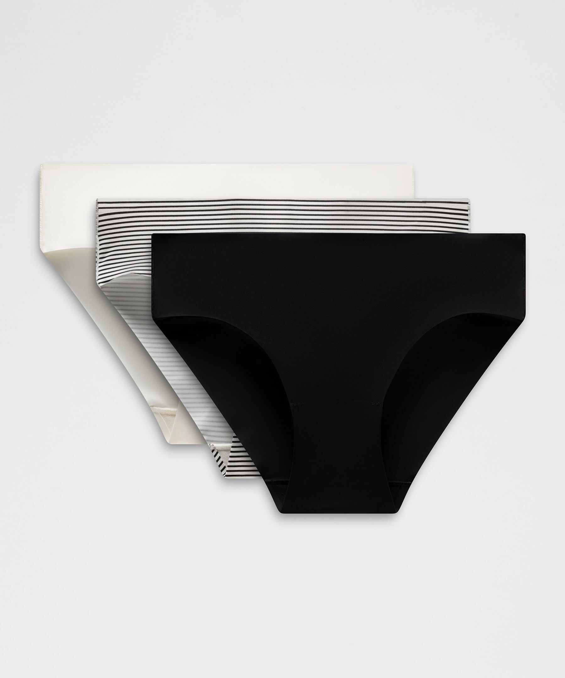 黑/椰奶白/椰奶白黑印花饰边条纹