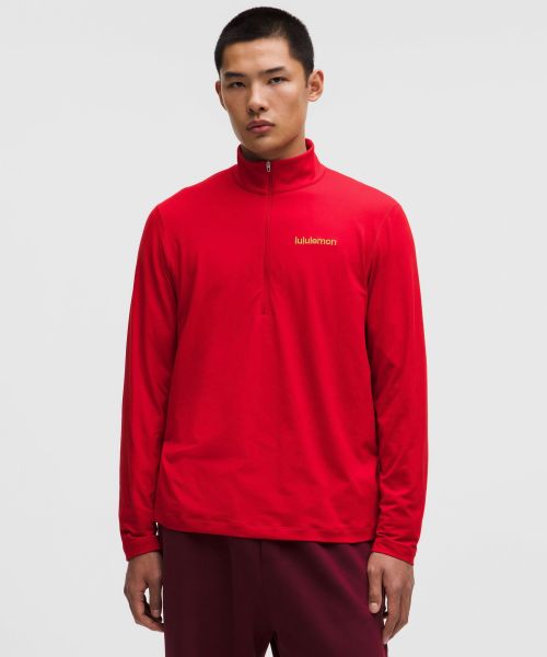 Soft Jersey 男士半拉链针织衫 *新年款