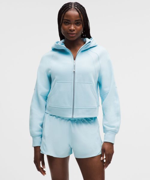 Scuba 女士超宽松款拉链连帽衫