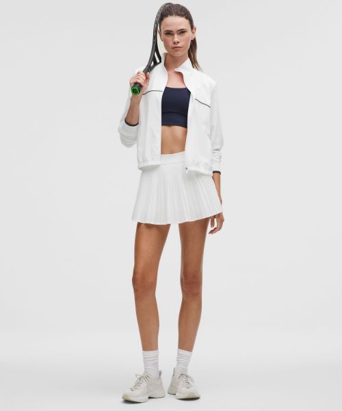 Varsity 女士风琴褶高腰网球裙 速干芯吸