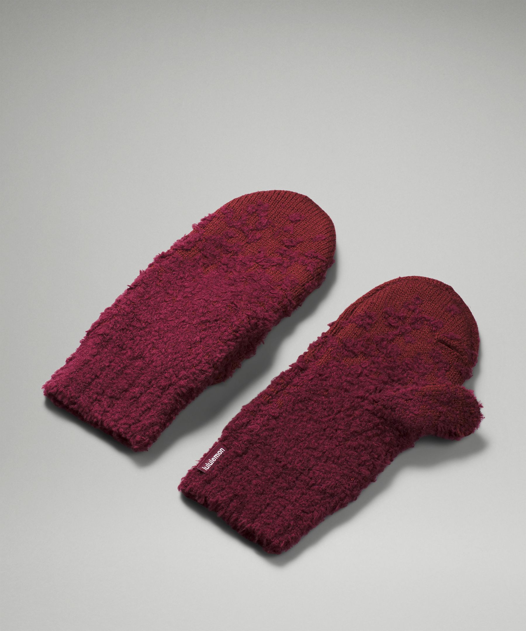Ombre Knit 女士纹理针织连指手套|露露乐蒙中国大陆官网