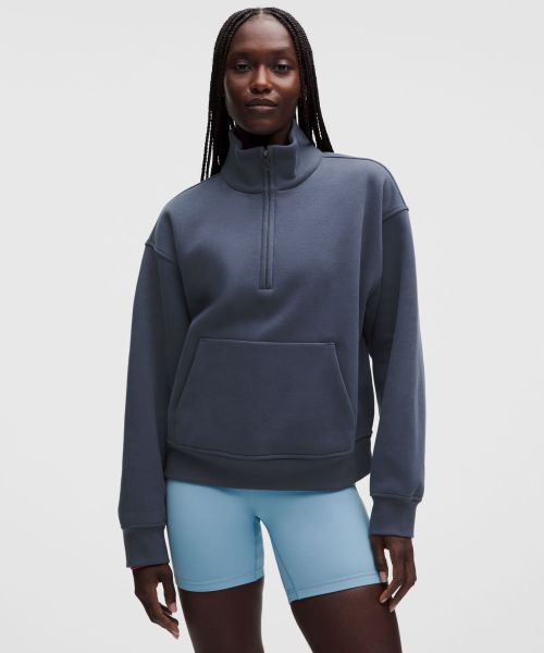 Steady State™ SuperLoft™ 女士烟囱领半拉链卫衣