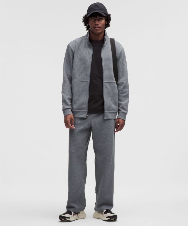 Textured Spacer 男士纹理宽松剪裁直筒长裤