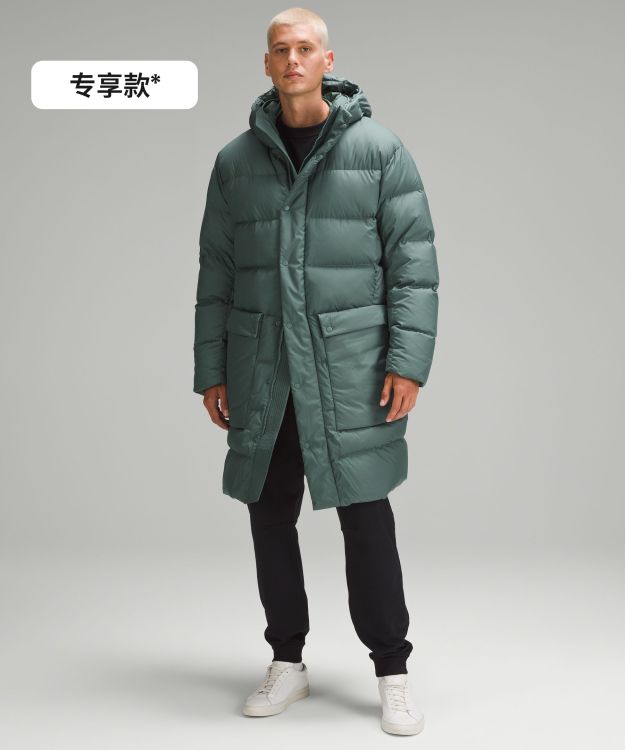 Wunder Puff 男士长款羽绒外套