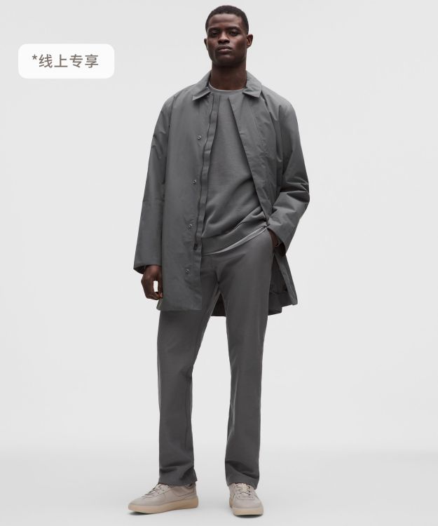 Slacker 男士经典剪裁直筒长裤 32L