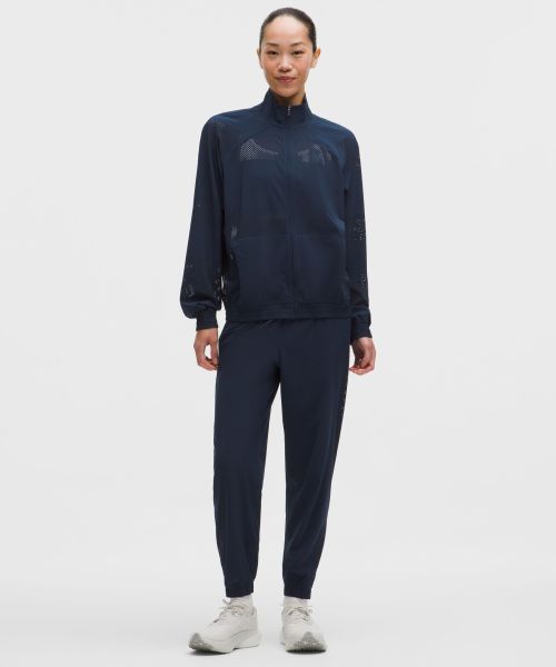 Adapted State 女士中腰运动裤 *开孔条纹