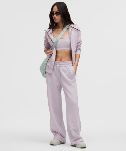 Scuba 女士中腰阔腿运动裤