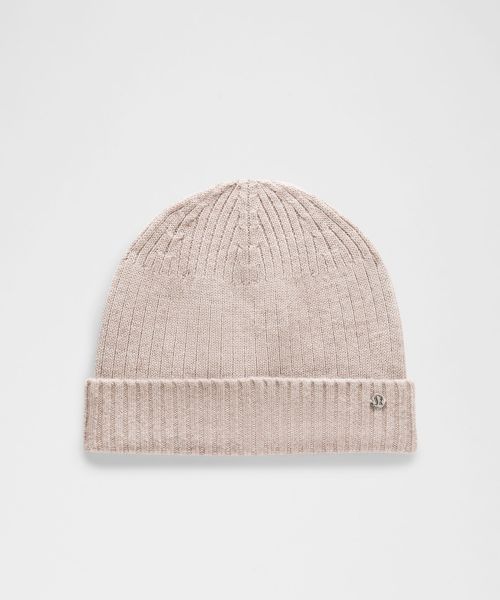 Ribbed 罗纹羊毛混纺针织帽