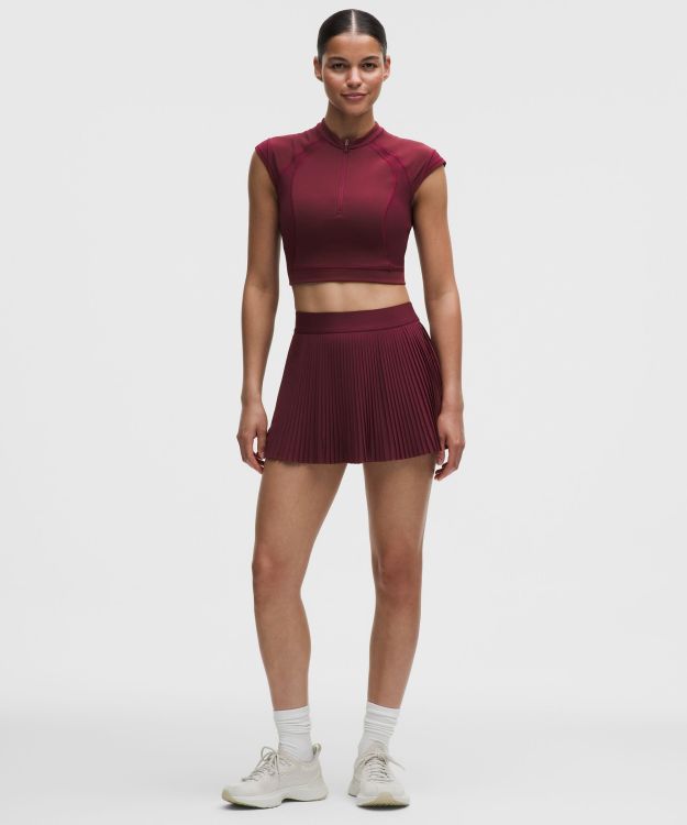 RePleat 女士风琴褶高腰网球裙