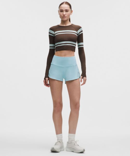 Speed Up 女士运动高腰短裤 2.5