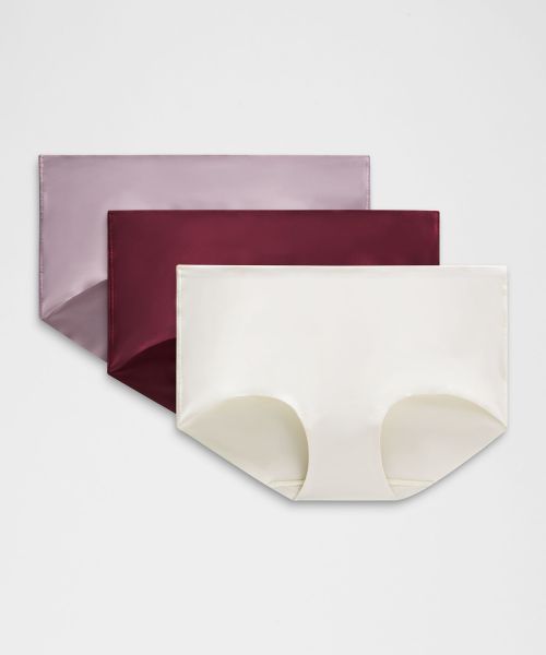 InvisiWear 女士中腰平角内裤 *3 条装