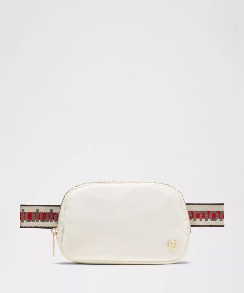 Everywhere 腰包 *条纹文字徽标