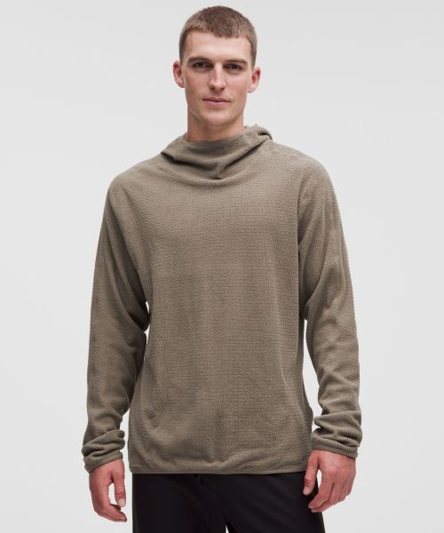Mesh Fleece 男士跑步网面拉绒连帽衫