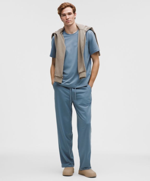 Soft Jersey 男士经典剪裁针织长裤 *常规款