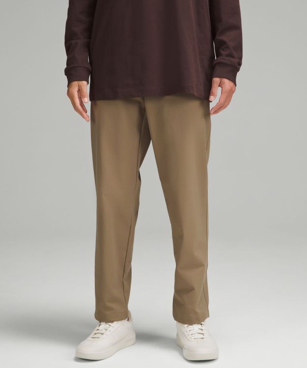 Relaxed-Tapered 男士斜纹宽松收腿长裤 *中长款