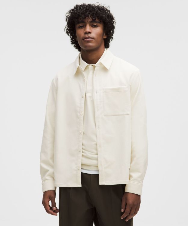 Corduroy 男士灯芯绒宽松剪裁长袖衬衫