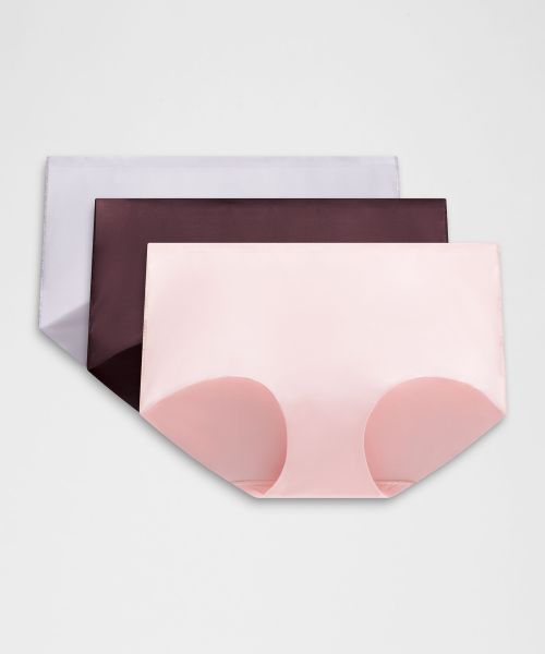 InvisiWear 女士中腰平角内裤 *3 条装