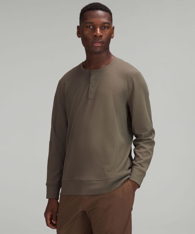 Shift Stitch 男士长袖亨利衫