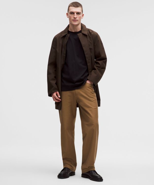 EasyFive 男士五袋款宽松剪裁直筒长裤 32L