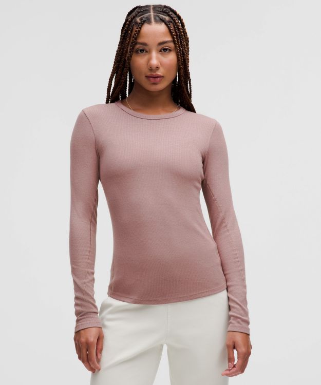 Hold Tight 女士紧身剪裁长袖 T 恤 *闪光