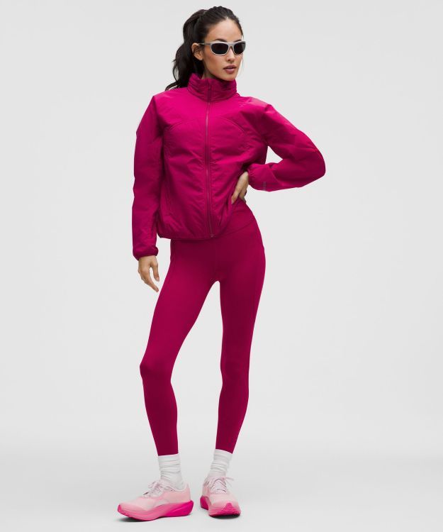 Fast and Free 女士运动高腰拉绒紧身裤 24