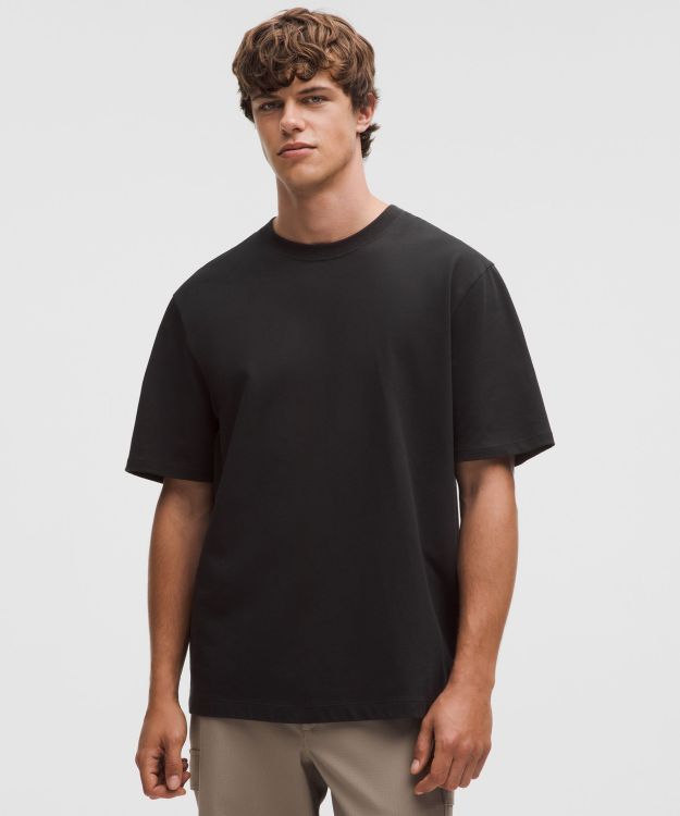 Heavyweight 男士高克重棉质针织 T 恤 速干