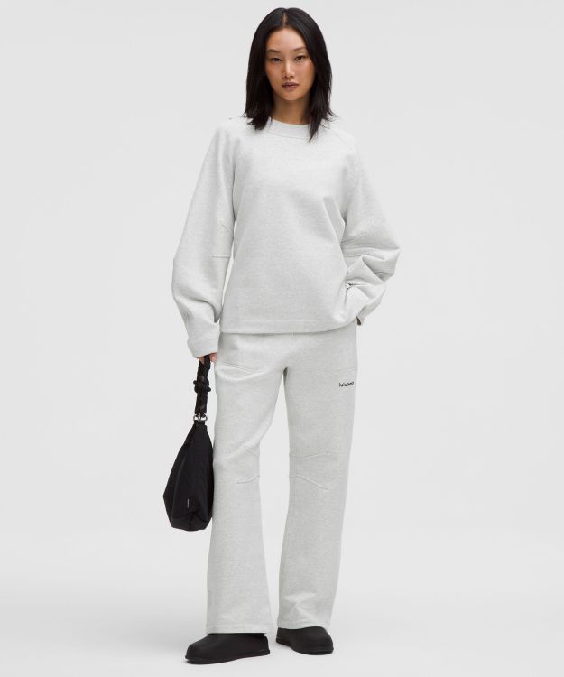 Loungeful 女士经典剪裁高腰运动裤 *抓绒